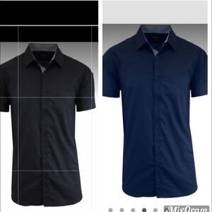 Bundle of 2 galaxy by Harvick men’s  dress shirts.